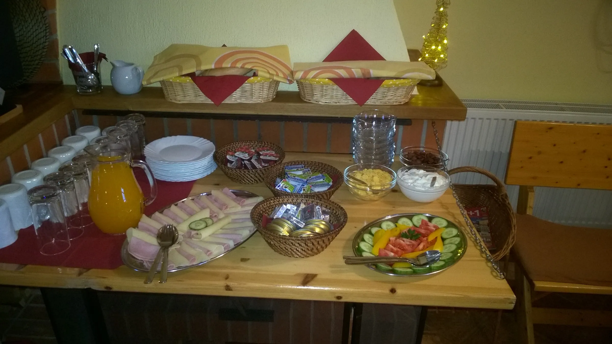 Breakfast buffet