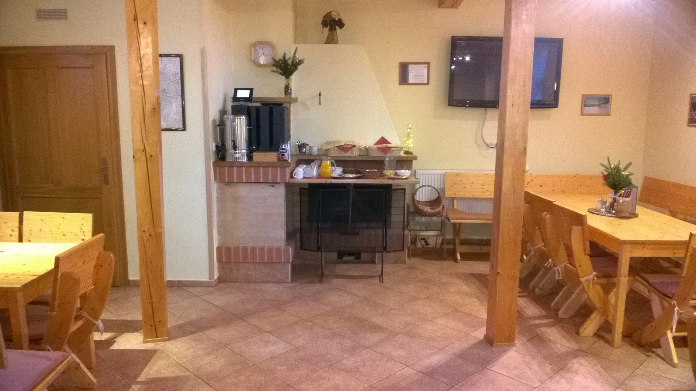 Guest lounge of the guesthouse