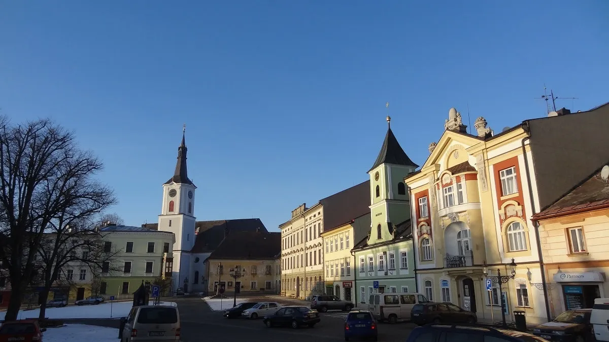 Historické náměstí v Králíkách